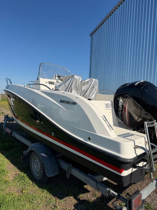 Quicksilver Activ 555 Open + Mercury 100 CP + Peridoc / Acte complete / gata de sezon