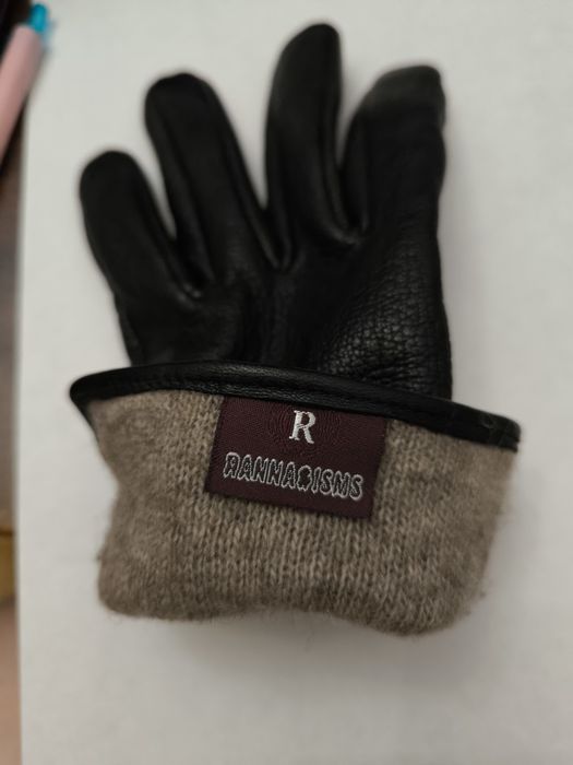 Мужские перчатки кожаные