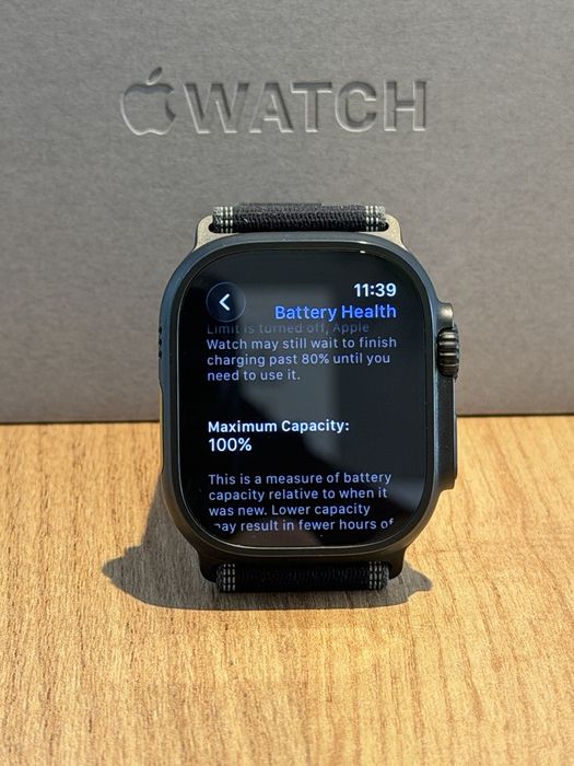 Apple watch Ultra 3 Black/Baterie100%/Garantie 12 luni @atsgsm.ro
