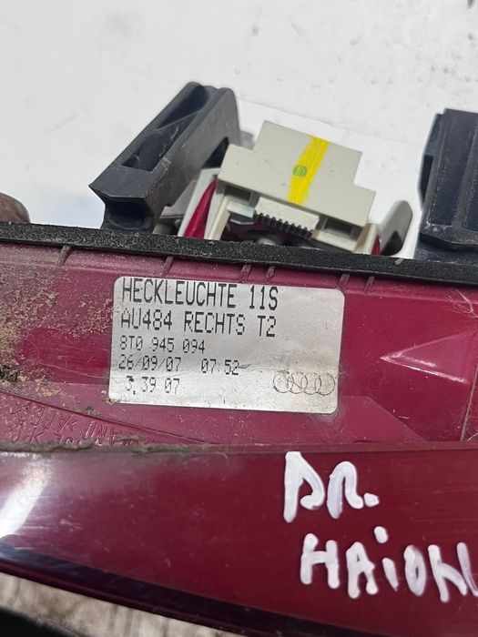 Stop Haion Dreapta Spate Audi A5/S5 8T3 Coupe 2007 - 2017 8T0945094
