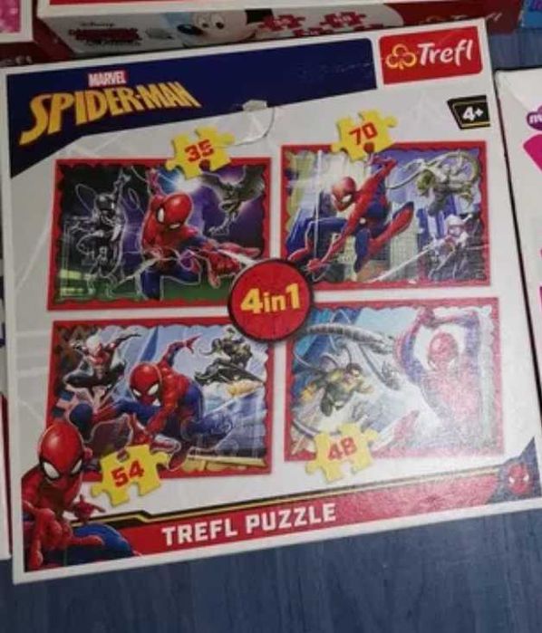 Puzzle Spiderman Elsa Frozen Minion LOL Pisici My Little pony, peisaje