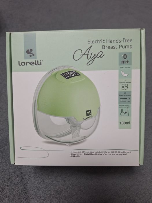 Електрическа помпа за кърма Lorelli Aya - Hands free - син