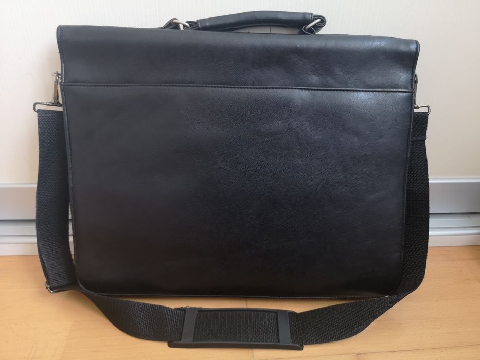 Servieta geanta acte laptop piele naturala umar