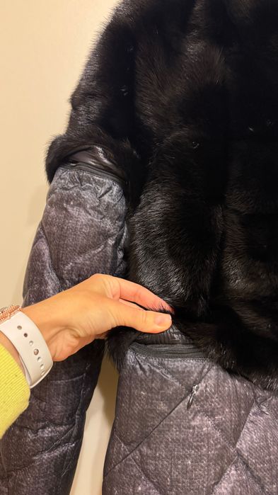 Палто от норка.Пухено яке.Елек.Двустранно.