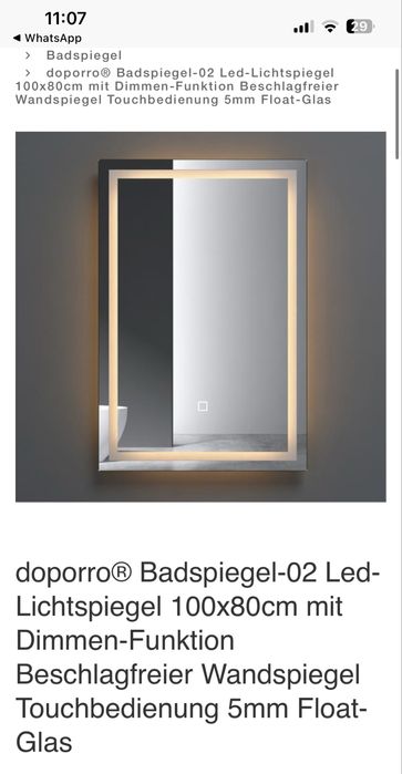 Oglinzi de baie Doporro