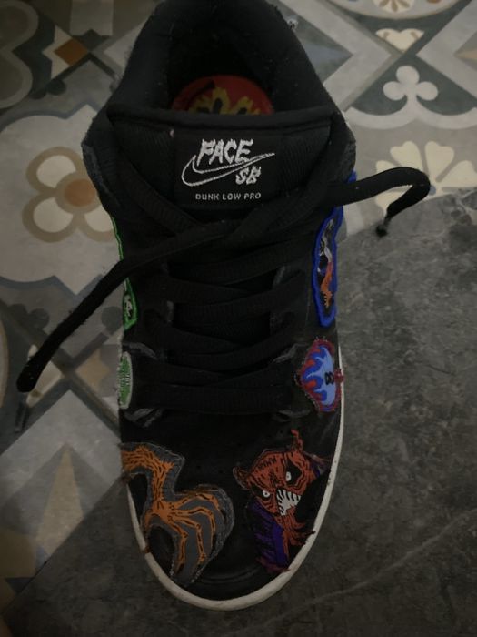 кроссовки Nike x Neckface оригинал (6US размер)