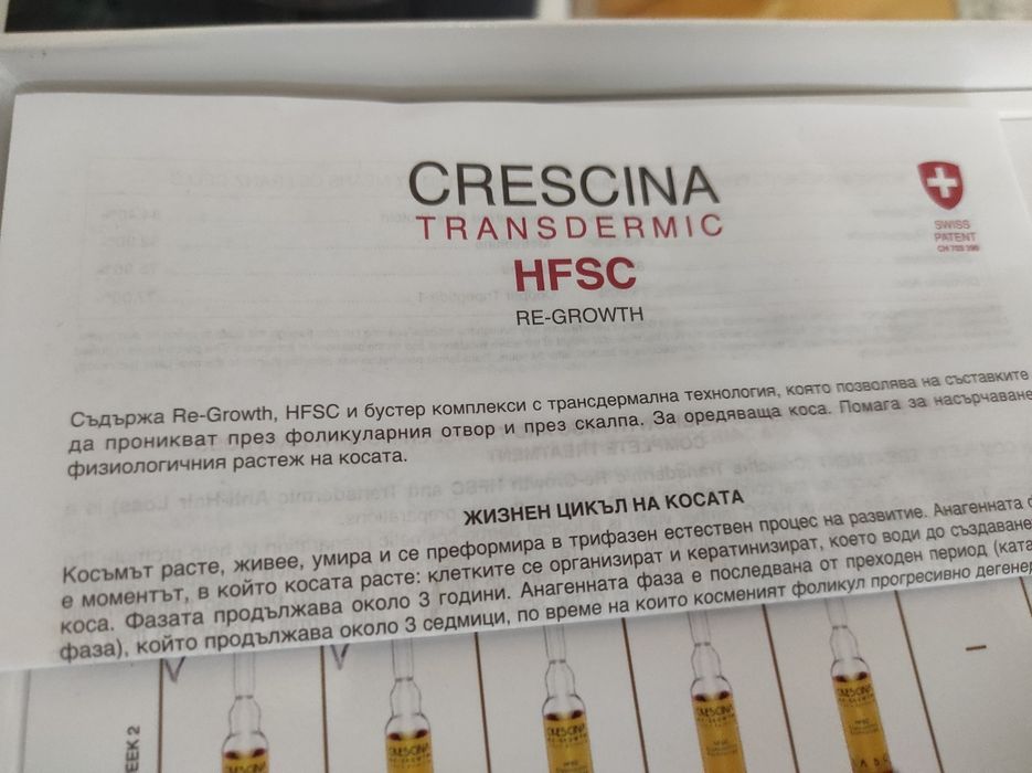 Crescina HFSC 200 man - 4 ампули