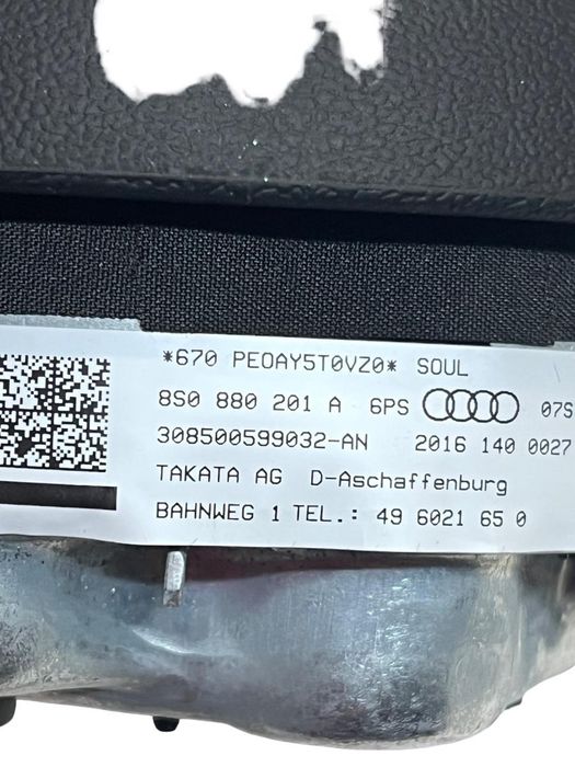 Airbag Volan Audi A3 Iii 8V1, 8Vk 2012 -> 8S0880201A