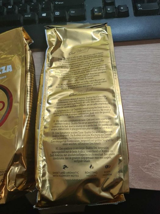 Cafea Lavazza macinata ORO 340g – aurie