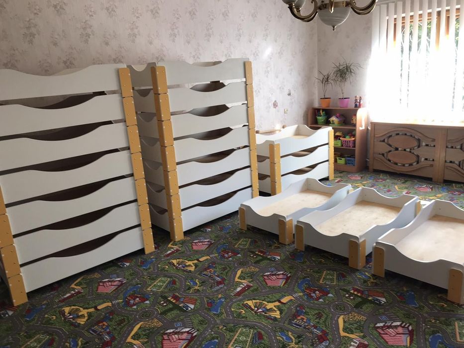 Детская кровать кроватка Монтессори, штабелируемые детские кровати