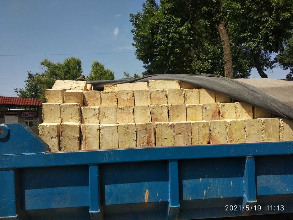 Gisht va qurilish maxsulotlari etkazib beramiz.
