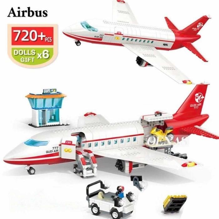 Конструктор/ЛЕГО самолет - летище 720 части