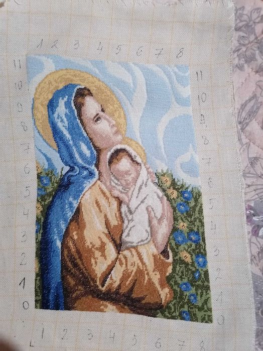 Гоблен"Богородица и младенеца"