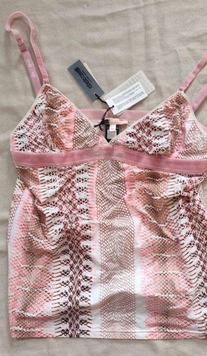 bluza bluziță Just Cavalli originala Italia roz Roberto  C. top