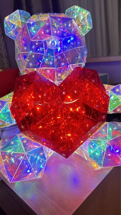 Ночник Мишка с сердечком