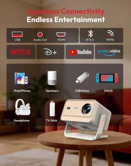 Video proiector full HD cu suport 4K - nou-