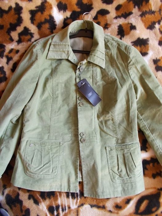 Sacou de dama Newman Franta masura 40 catifea verde nou