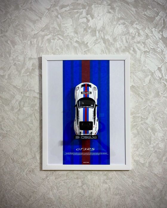 3D Картина на стену PORSCHE GT3 RS