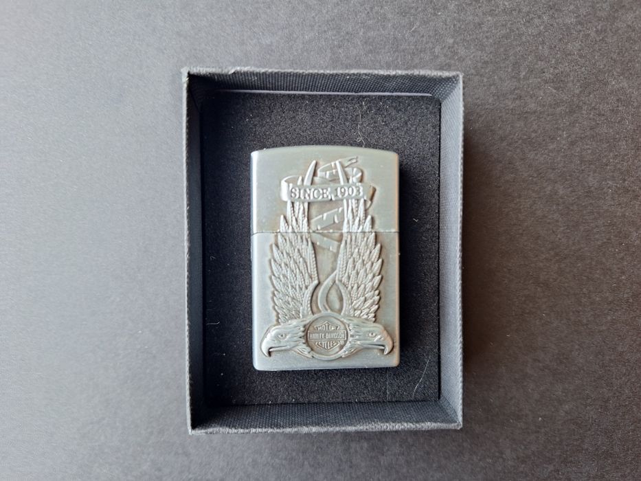 Газови метални запалки Harley Davidson (релефни)