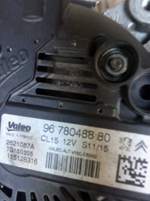 Алтернатор/динамо за Ситроен С3/2015- дизел, 70к.с.