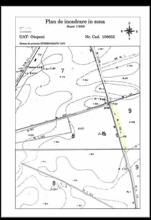 Teren 6900mp Drumul Garii Otopeni