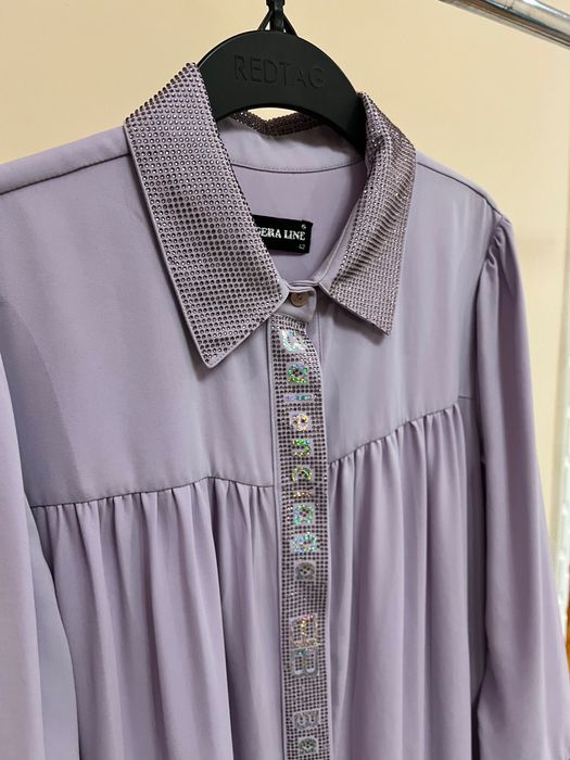 Платье с красивыми стразами