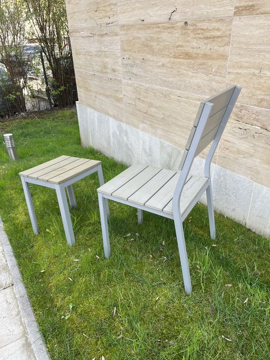 Градински стол с масичка от Икеа