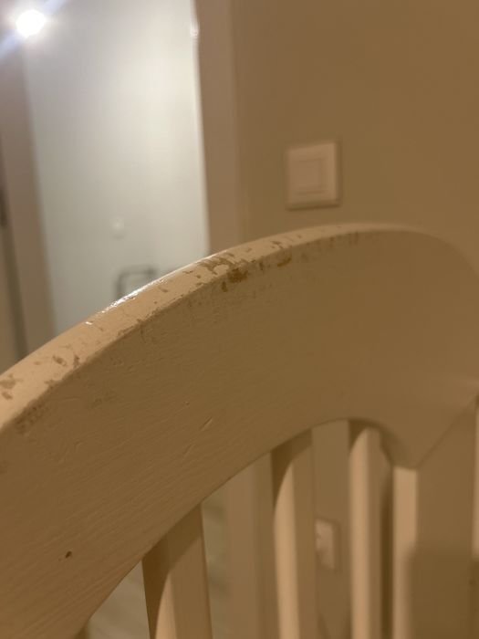 Детска дървена кошара, легло 120х60 + матрак + протектор за матрак