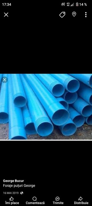 Foraje puțuri apă și denisipări