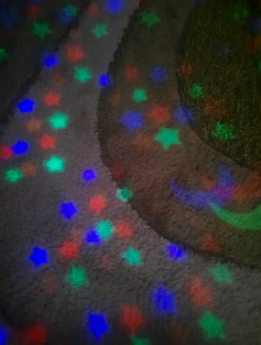 Ночник черепаха, звёздное небо