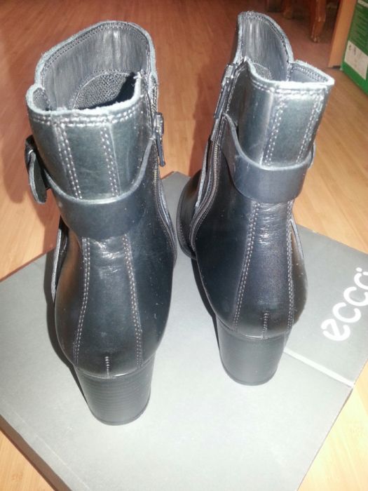 ECCO 40р. Кожаные ботинки.