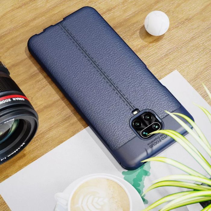 Bumper Antisoc model PIELE pentru Xiaomi Note 9, Note 9s, Note 9 Pro