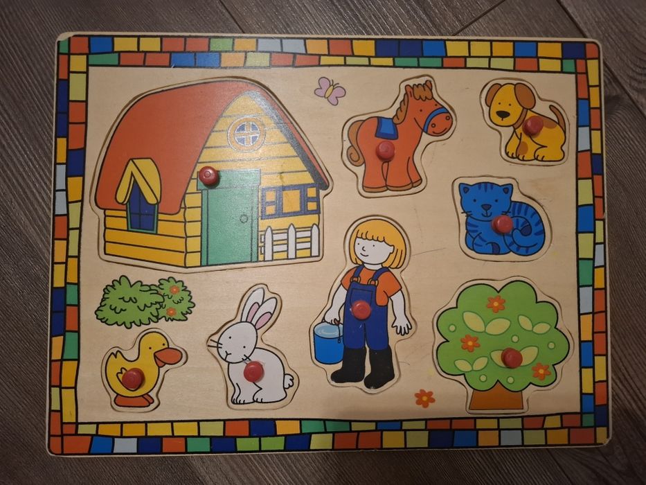 Дървени пъзели, занимателни игри