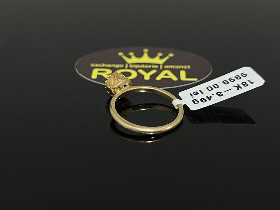 Bijuteria Royal CB : Inel dama aur 18k 3,49 grame 1 diamant natural
