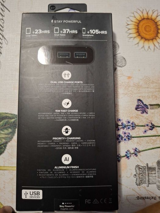 Външна батврия 20000w mophie