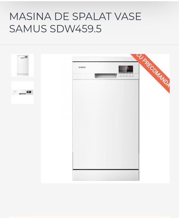 Masina de spalat vase Samus, de vanzare