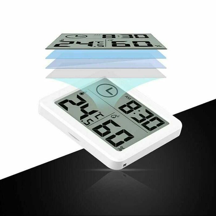 Ceas  digital + umiditate, + termometru, higrometru. Nou ambalat!
