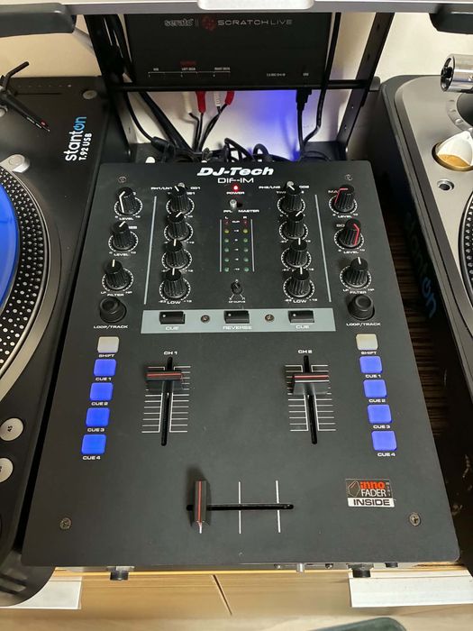 DJ Mixer dj-tech dif-1m DVS innofader