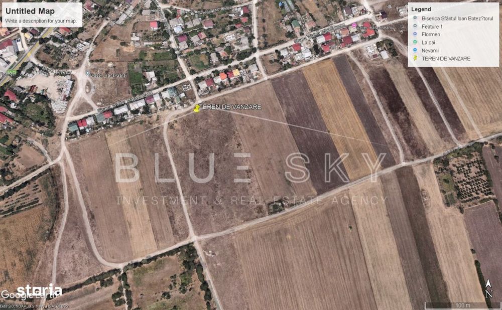 Teren intravilan 5000 mp situat in Techirghiol, langa case