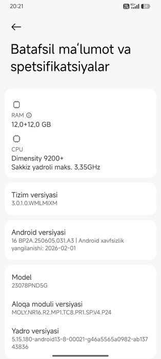 Xiomi 13 t pro 512/12+12, 400$ kami bor