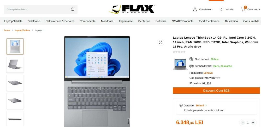 Lenovo Thinkbook G9 14 ITL Intel Core 7 240H 5.2GHz 16GB 512SSD 14"