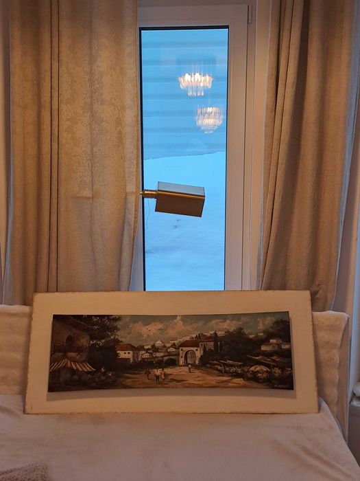 Pictura in ulei pe lemn