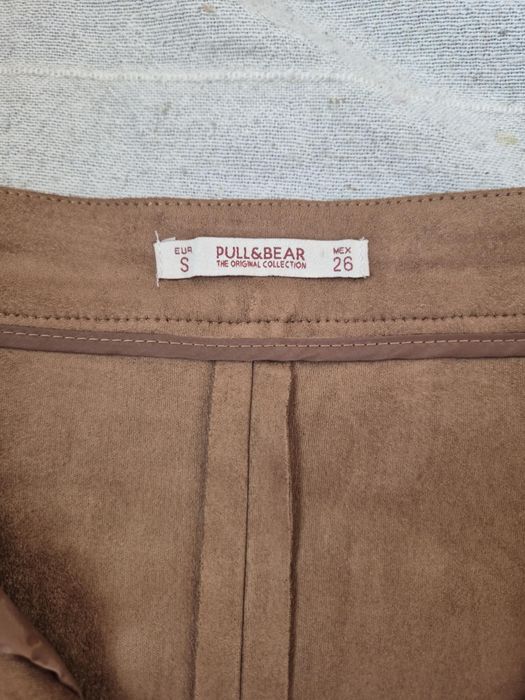 Велурена пола Stradivarius, размер ХС-С