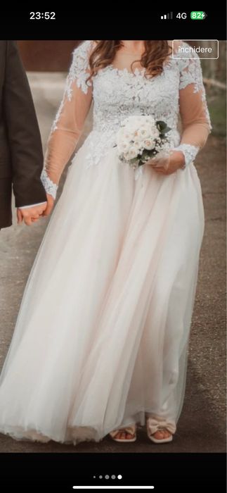 Rochie de mireasa+ voal