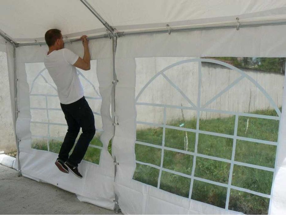 Шатри 100% водоустойчив PVC от 3х2м до 3х12м