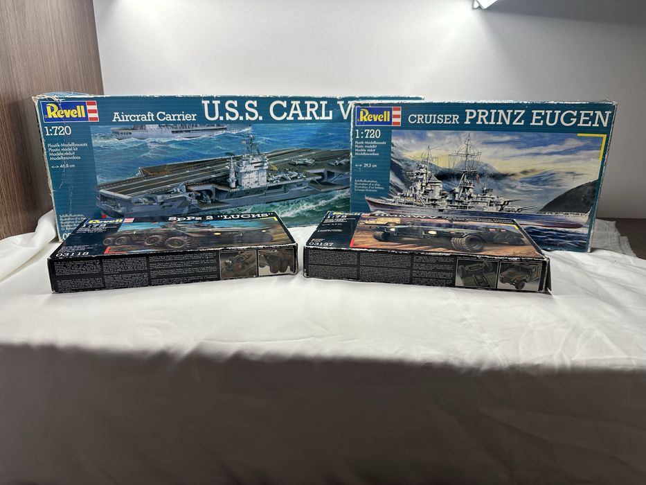 Revell модели корабли и техника 1:720 / 1:72 – комплект 4 броя