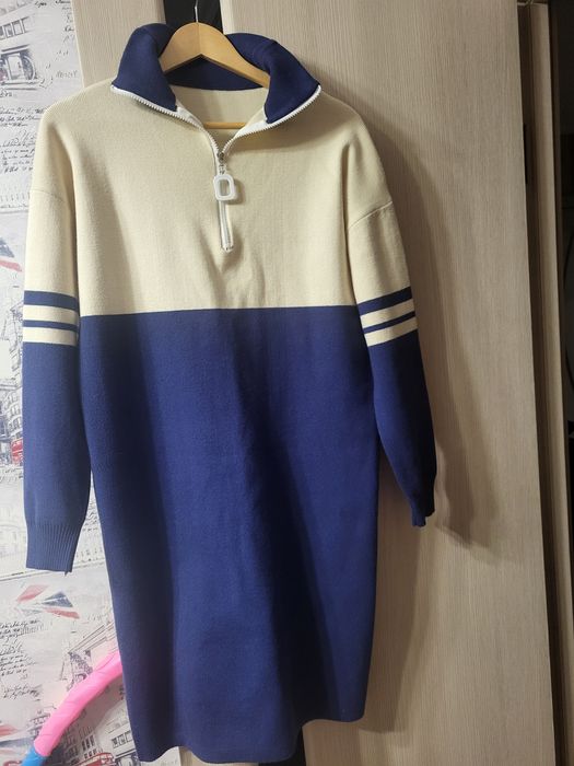 Теплое зимнее платье, р.50