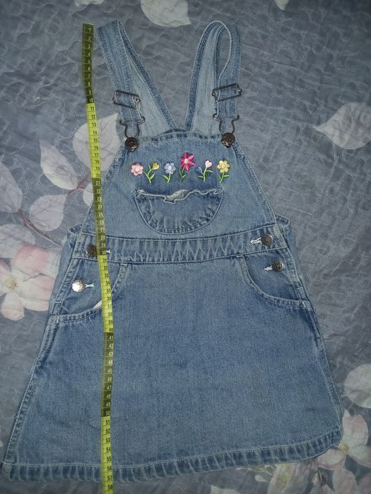 Джинсовый сарафан на девочку