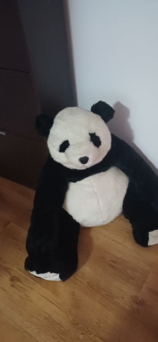 Urs de pluș roz si Alb cu negru