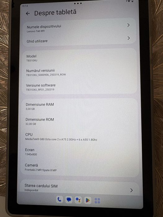 Lenovo Tab M9 impecabila